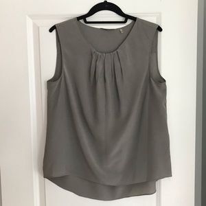 Tahari Silk Sleeveless Blouse
